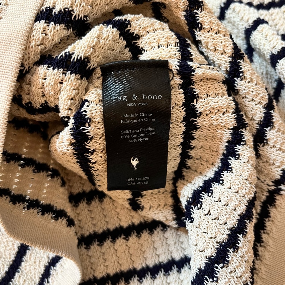 Rag & Bone Striped Viola Polo - Picture 4 of 8